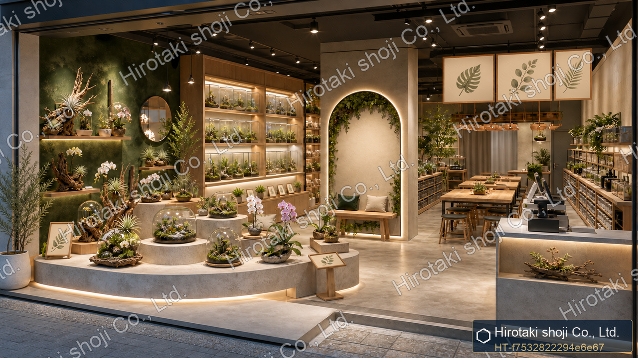 Plant DIY shop spatial concept B