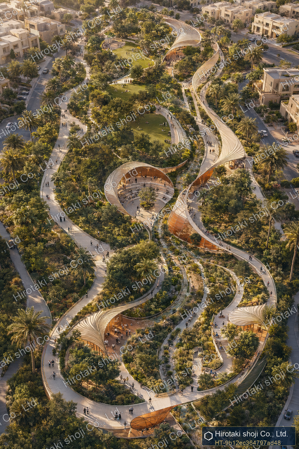 SAFA LIVING LOOP aerial concept rendering